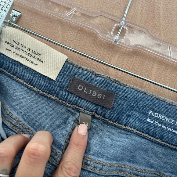 DL1961 Women's Florence Instasculpt Mid Rise Skinny Fit Jean Size 26 - Picture 5 of 7